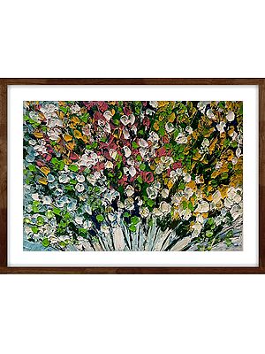 Meadow | Painting by Aakriti Jhanb | with Frame