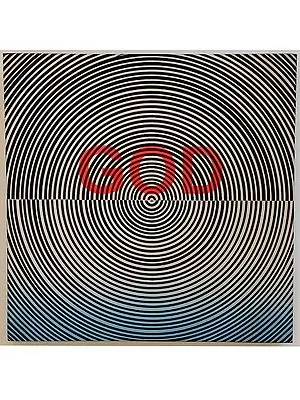 Illusion of God | Acrylic on Canvas | Painting by Ghanshyam Gupta