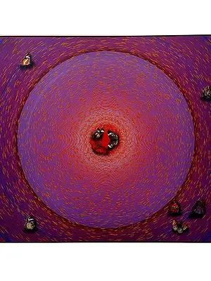 Happy Vibration | Acrylic Painting by Ghanshyam Gupta