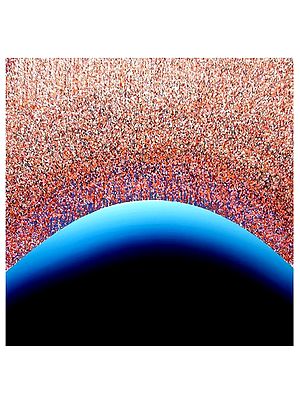 Earth Horizon | Acrylic Art | Painting by Ghanshyam Gupta