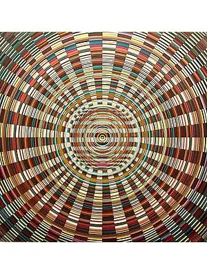 Rays of Mediation | Acrylic on Canvas | Painting by Ghanshyam Gupta