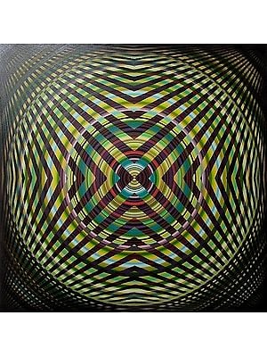 Circular Illusion | Acrylic Painting by Ghanshyam Gupta