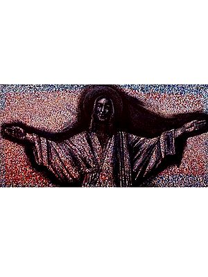 Jesus | Acrylic Art | Painting by Ghanshyam Gupta