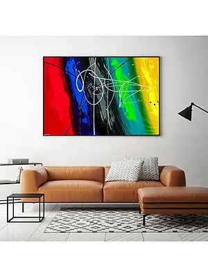 Vibrance - Colorful Abstract Art | Acrylic On Canvas | By Kapil Vadhera