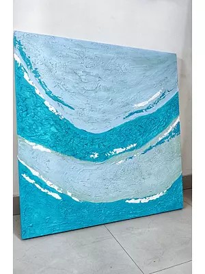 Tranquility Of Sea Vibes | Mixed Media On Canvas | By Kapil Vadhera