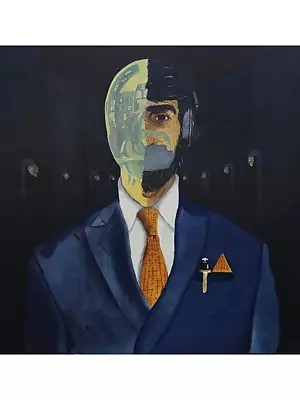 Invisible Man | Oil On Canvas | Kanishk Gautam