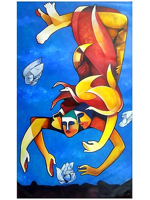Falling In Love | Painting By Nawal Kishore