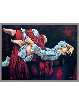 Woman - Art Life With Beauty Painting | Acrylic On Canvas | By Sanchita Agrahari