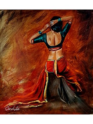 Woman - Into My soul Painting | Acrylic On Canvas | By Sanchita Agrahari