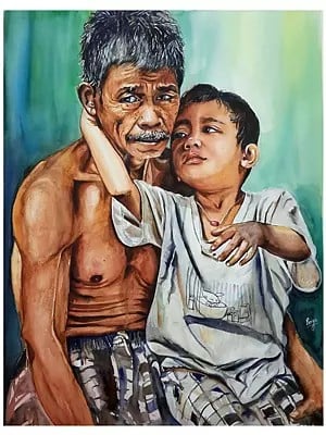 Agelessbond | Watercolour On Paper | Priya Ghosh