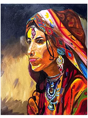 Navabadhu - Shringar Of Lady | Acrylic Nails Mix Media | By Sambedna