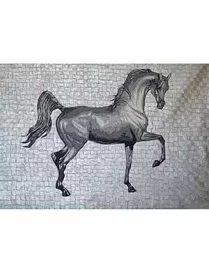 Stunning Horse | Acrylic On Canvas | By Yogi Kumar