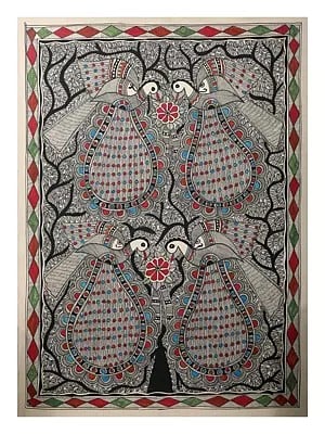 Peacock Fairytale | Handmade Paper | By Ashutosh Jha