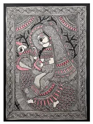 Goddess Saraswati | Handmade Paper | By Ashutosh Jha
