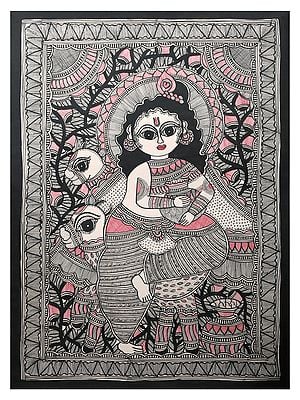 Laddoo Gopal | Handmade Paper | By Ashutosh Jha