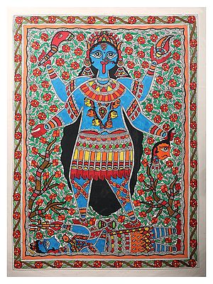 Goddess Kali Maa | Handmade Paper | By Ashutosh Jha