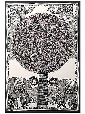 Handpainted Tree Of Life | Handmade Paper | By Ashutosh Jha