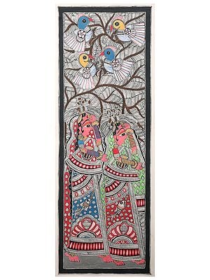 Village Women | Handmade Paper | By Ashutosh Jha