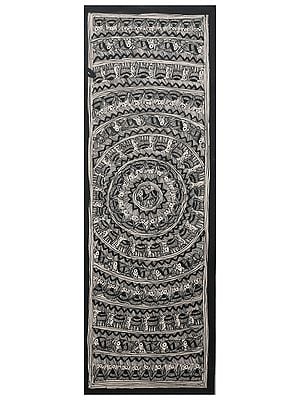 Handpainted Mandala Art | Handmade Paper | By Ashutosh Jha