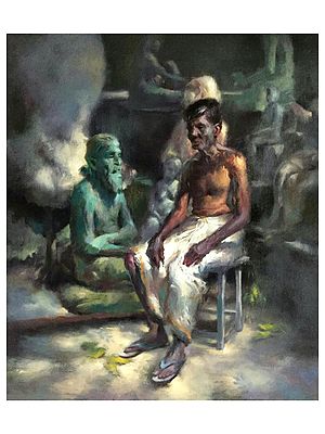 Dead And Alive | Oil On Linen | By Abhijeet Patole