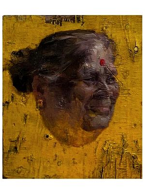 Sufference 2 | Oil On Plywood | By Abhijeet Patole