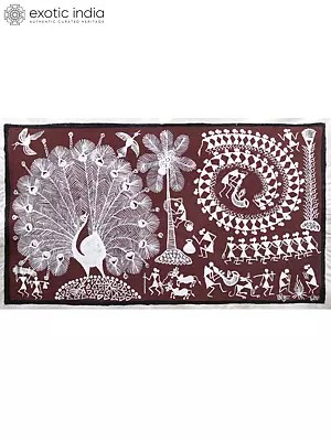 Warli Art: Night Life In Village