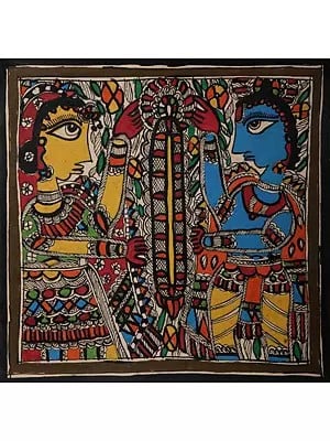Ram Sita Wedding | Handmade Paper | By Ajay Kumar Jha