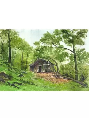 Broken House | Watercolor On Paper | By Asmita Atre