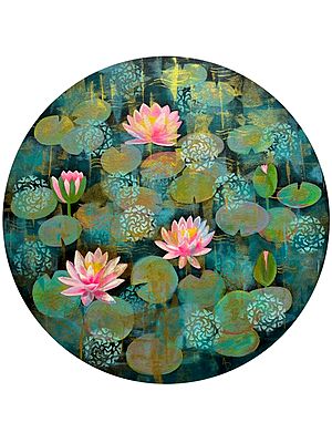 Water Lillies | Acrylic On Canvas | By Amita Dand