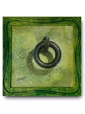 Rusty Iron Ring | Acrylic On Canvas | By Gopal Pardeshi