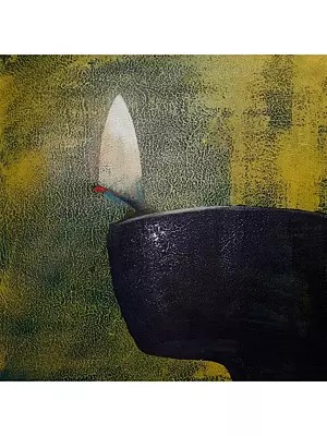 Diya - A Hope | Acrylic On Canvas | By Gopal Pardeshi