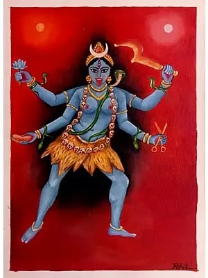 Goddess Kali Art | Oil On Canvas | By Rohit