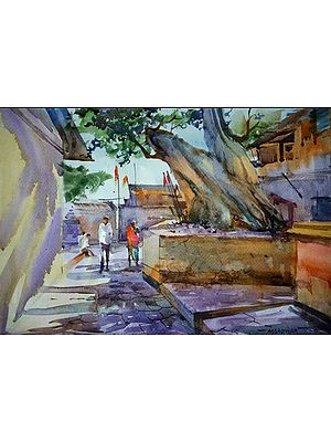 Beauty Of Nature| Watercolor On Paper | By Rajesh Ajgaonkar