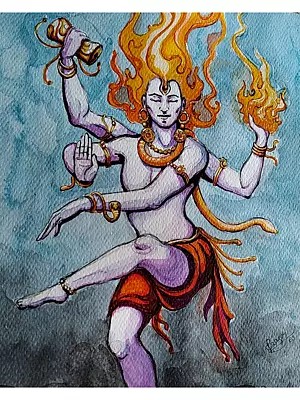 Shiva Chidambaram | Watercolor on Paper | By Prasad P Mahale