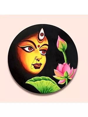Devi Durga | Acrylic On Canvas | By Shankar Kamila