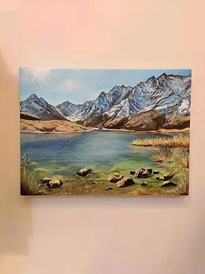 Landscape Painting | Acrylic On Canvas | By Zehra Gulam Husain