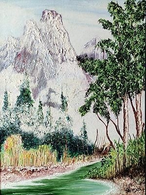 Alpine Spring | Oil On Canvas | By Qureysh Basrai