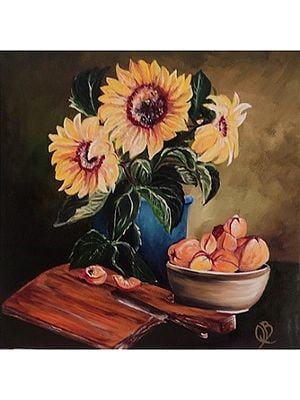 Sunflowers -  Still life Oil Painting