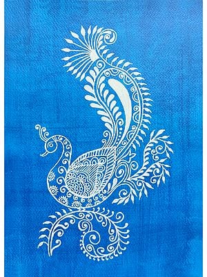 Mayur (Peacock) | Acrylic On Brustro Paper | By Saral Panchal