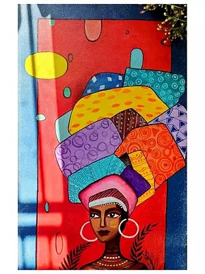 Embracing Culture | Acrylic On Canvas | By Meenakshi