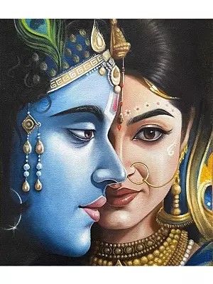 Radhakrishna | Acrylic On Canvas | By Meenakshi