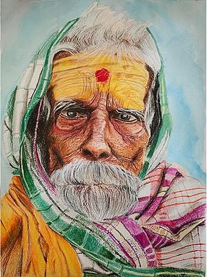 Realization - Many Things In Eyes | Pencil Color On Paper | By Shruti Tiwari