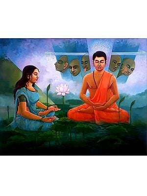 Antah Kumbh - Inner Truth | Acrylic On Canvas | By Suneel Kumar Singh