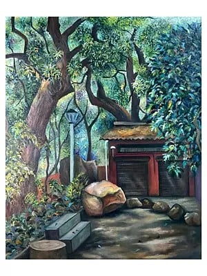 A Calm Place | Oil On Canvas | By Anshika Agrawal