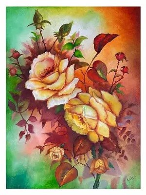 Blooming Beauty | Oil On Canvas | By Anshika Agrawal