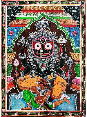 Lord Jagannath | Watercolor On Paper | By Yubraj