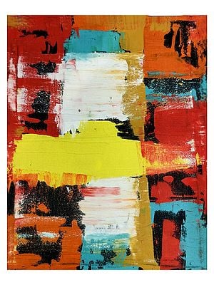 Colorful Vibrant Abstract | Acrylic On Cotton Canvas | By Soham Das