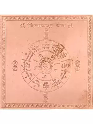 3" Shri Vinayak Yantra In Copper Plate