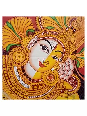 Hindu God - Parabramha | Acrylic On Canvas | By Sarans Guruvayur