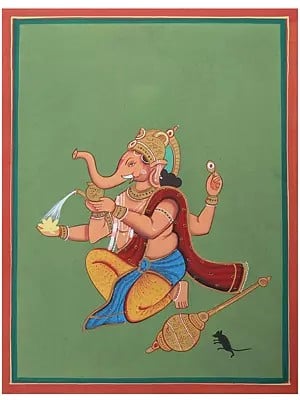 Lord Ganesha | Watercolor Painting